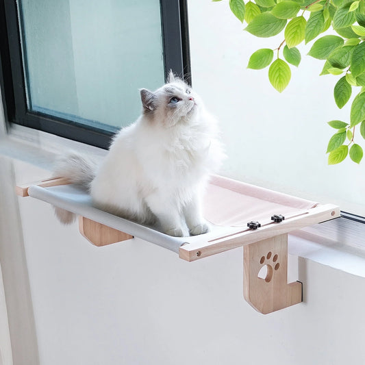 Cat Window Hammock,Cat Window Perch,Cat Window Bed,Easy to Adjust Cat Hammock for Window, Bedside,Drawer and Cabinet